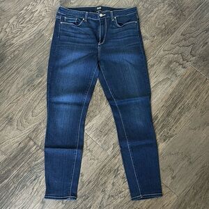 Paige Dark Wash Skinny Jeans